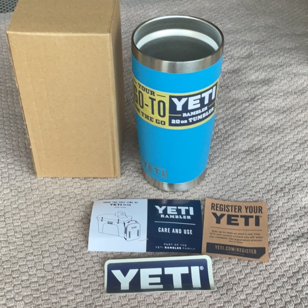 YETI — Rambler Tumbler, 20 oz., Blue